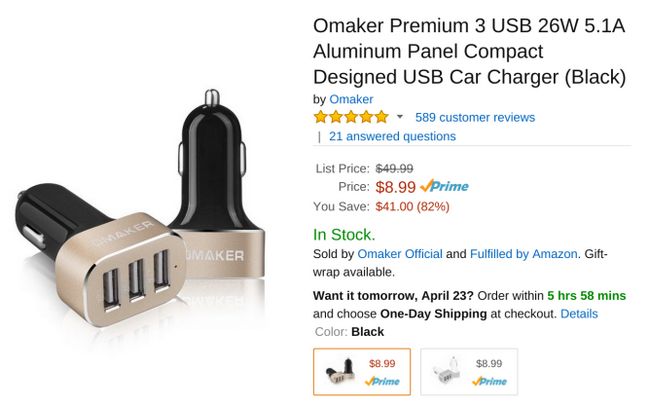 Fotografía - [Actualización: $ 5 Y] Alerta Deal: Omaker 3-USB 5.1A Cargador de coche sólo $ 7 En Amazon Con código de cupón